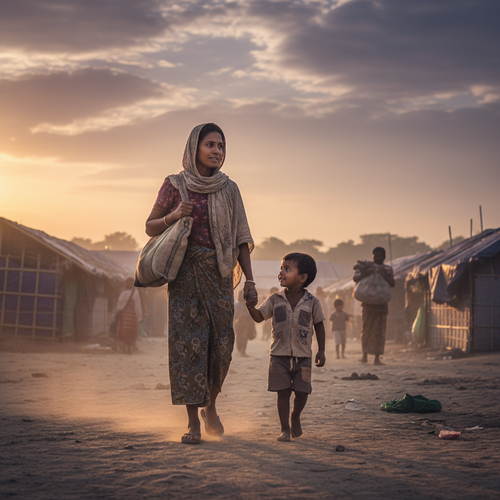 Melampaui Batas: Kisah Kemanusiaan dan Perjalanan Pengungsi Rohingya
